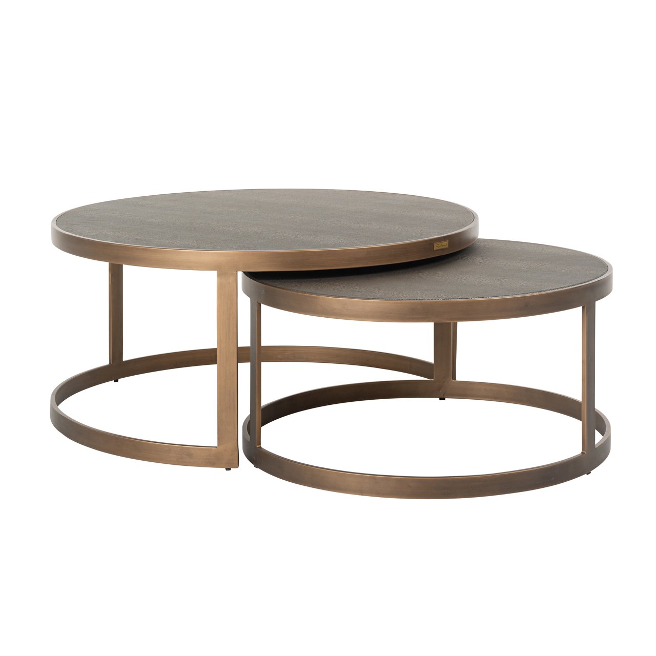 Couchtisch Bloomville gold (Set of 2)