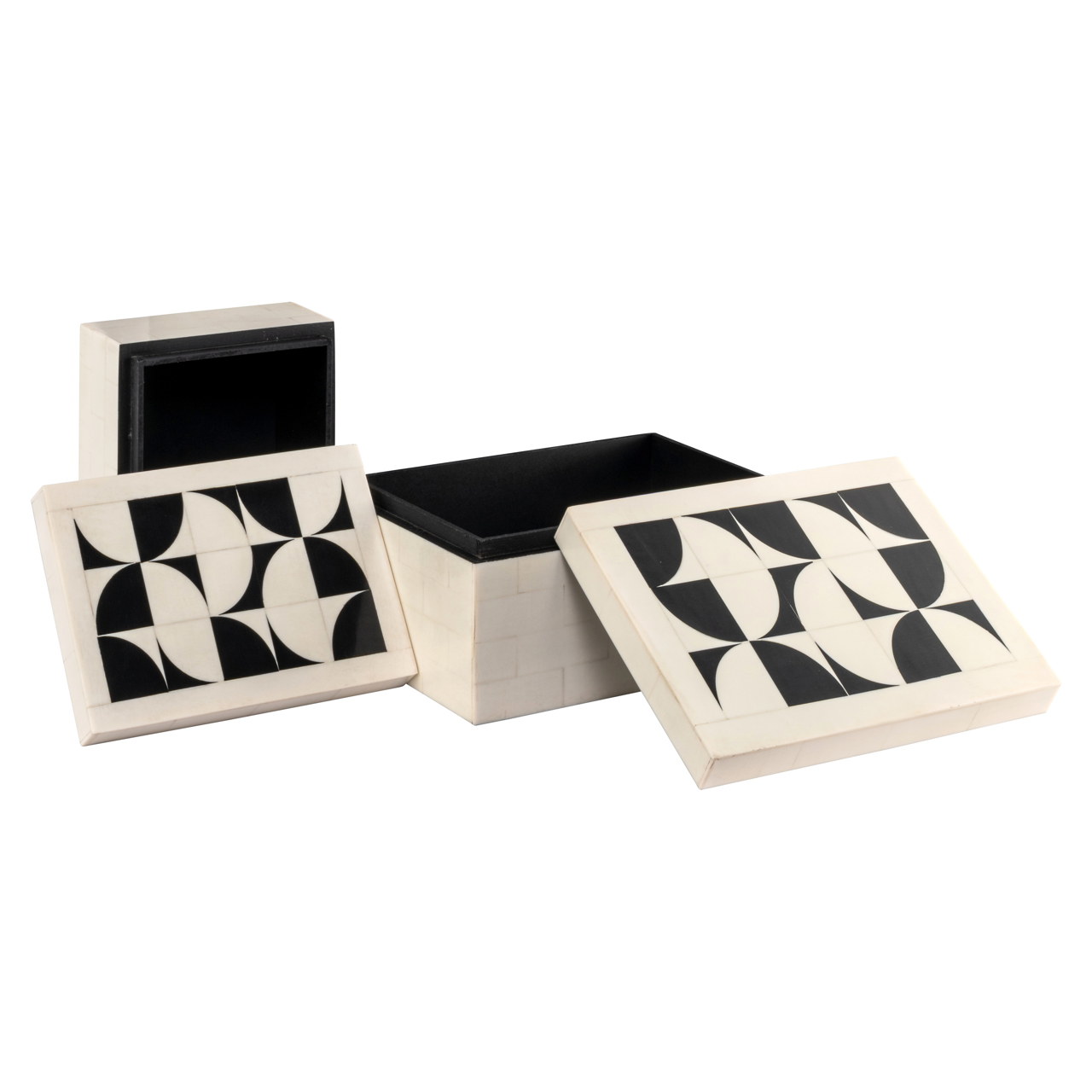 Aufbewahrungsbox Flake white (Set of 2)