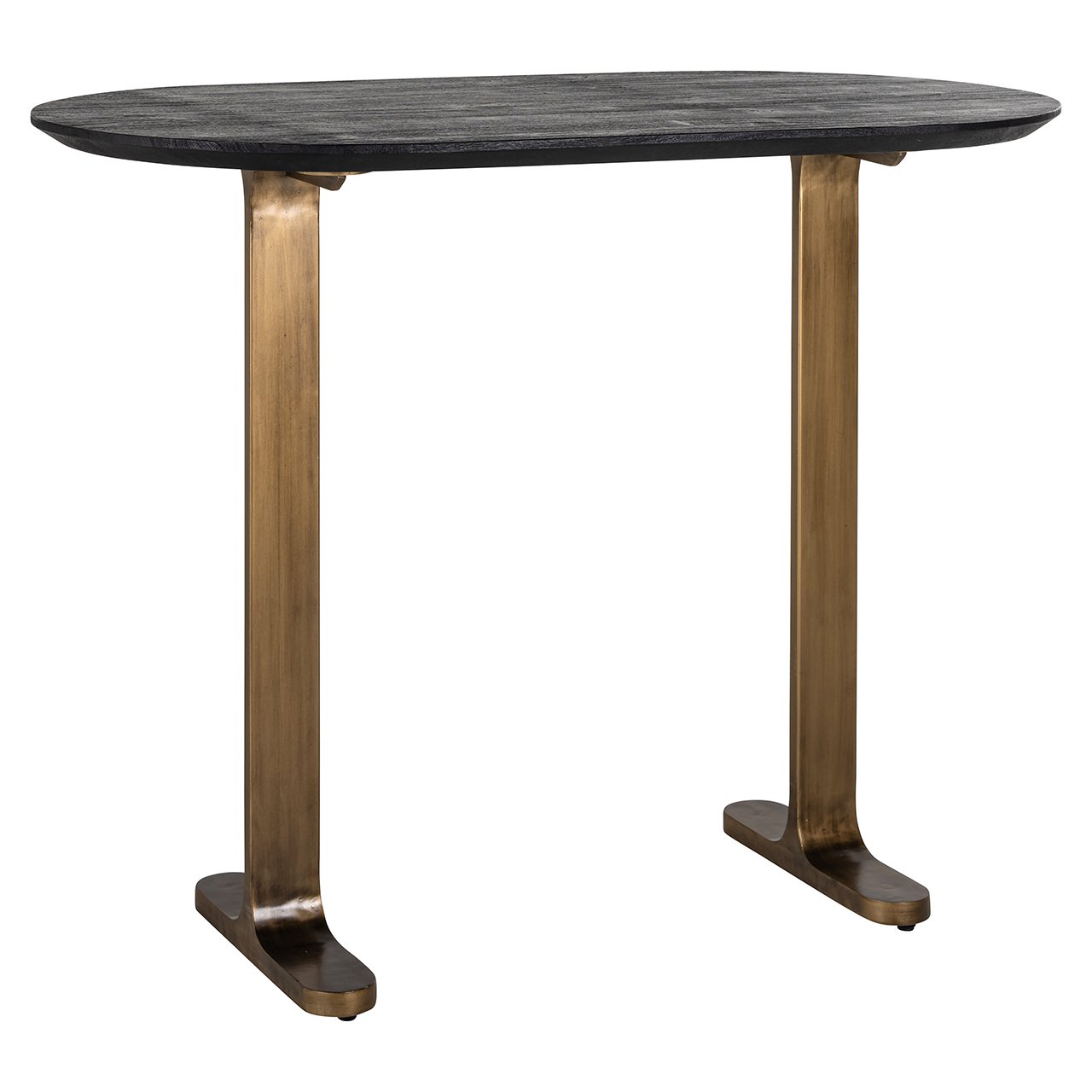 Bar Tisch Revelin oval (Black/gold)