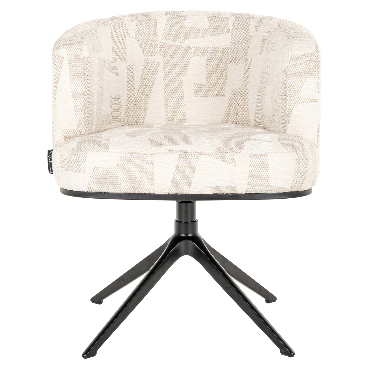 Esszimmerstuhl Cheyenne beige graffic swivel