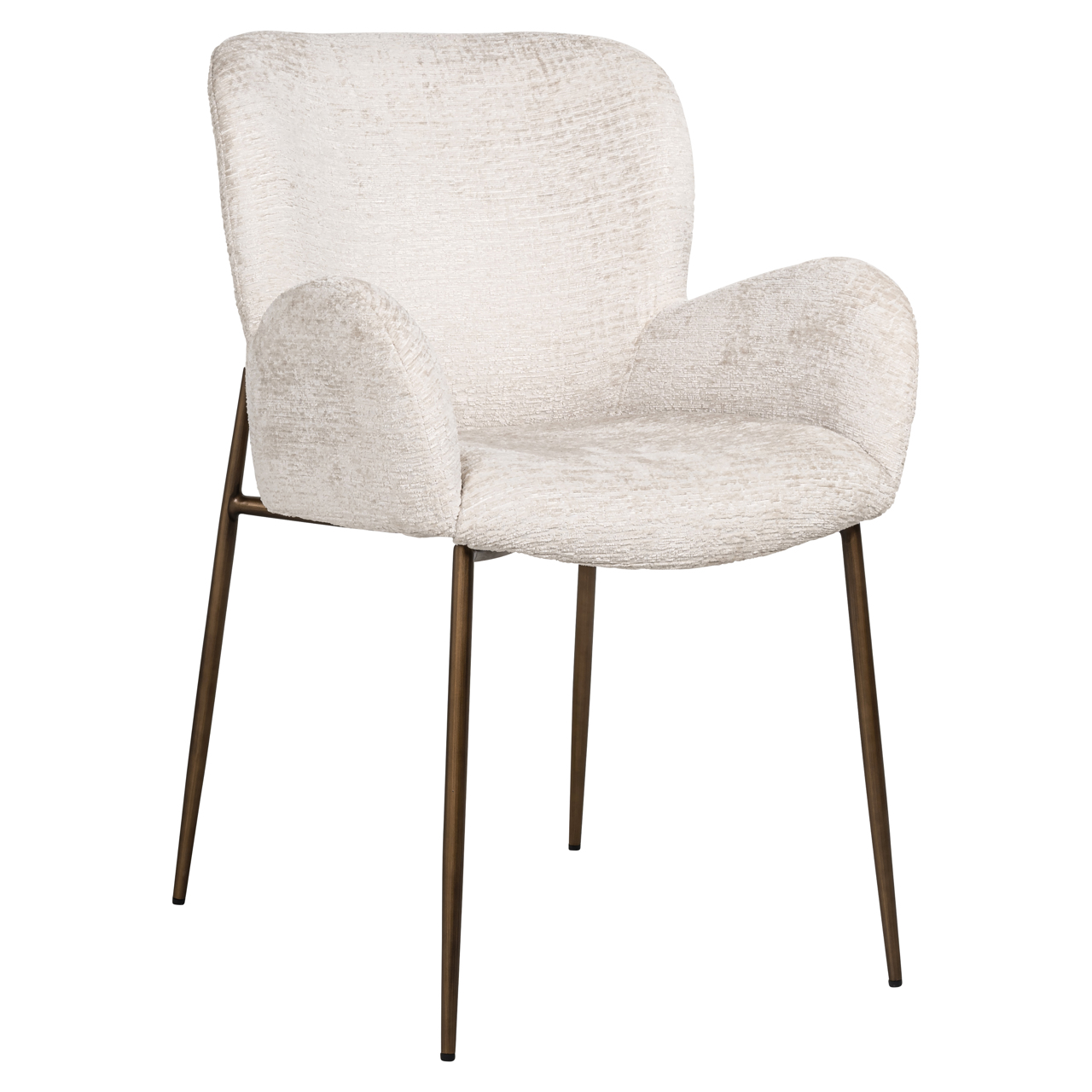 Esszimmerstuhl Amber cream fusion fire retardant