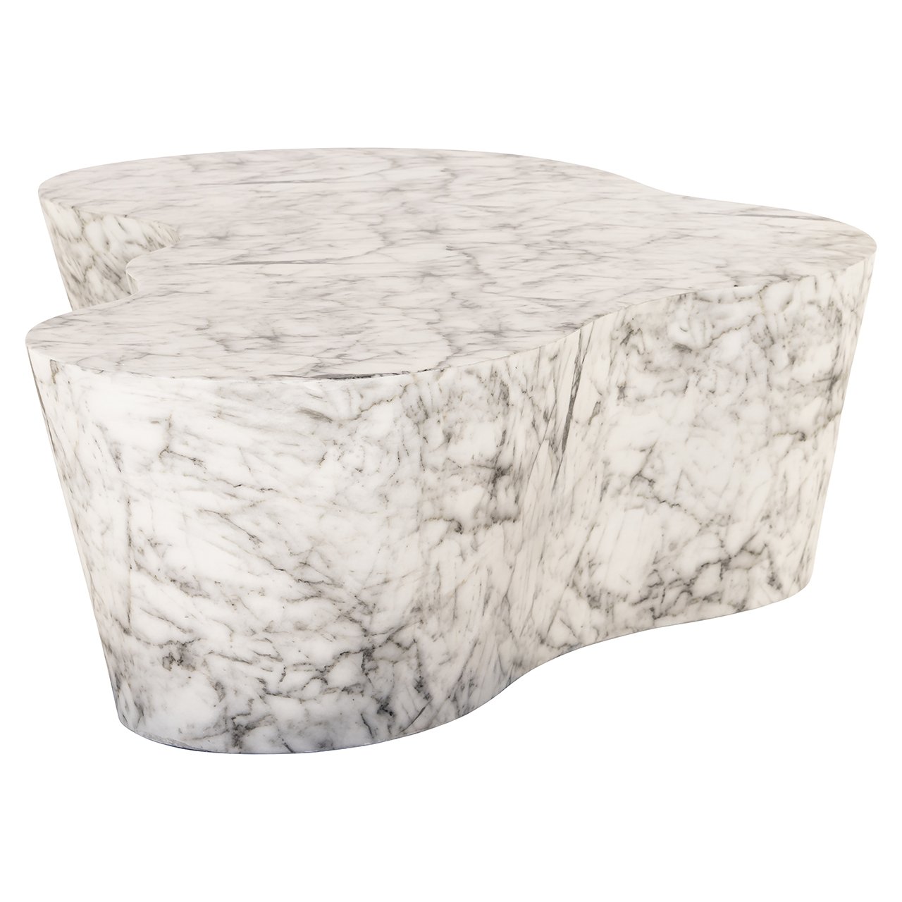 Couchtisch Rockyard Kunstmarmor Weiß Indoor/Outdoor (White)