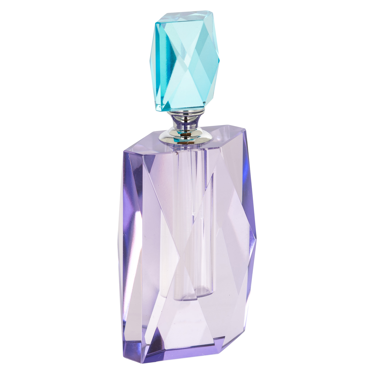 Dekoratives Objekt Phine purple perfume bottle