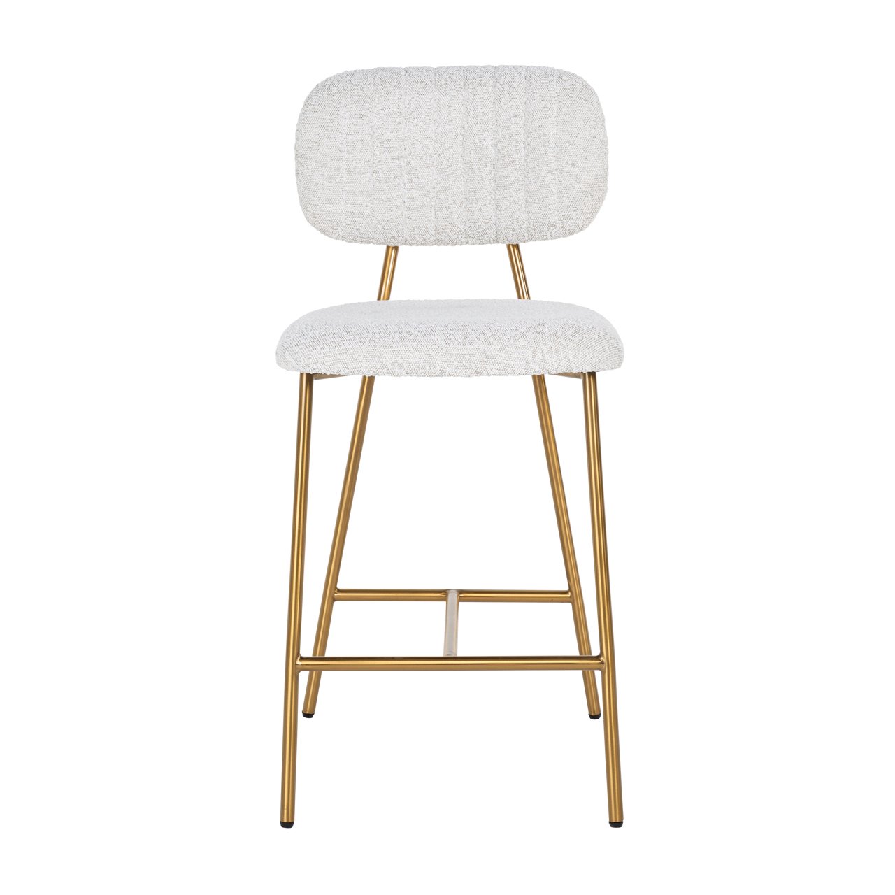 Thekenstuhl Xenia white bouclé (Set of 2)