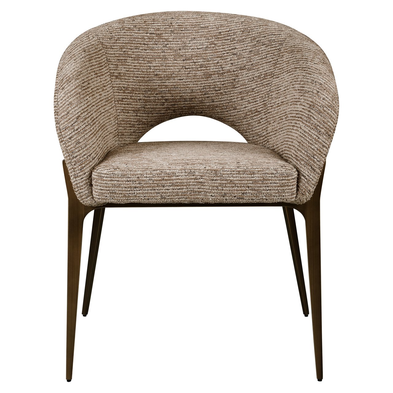 Esszimmerstuhl Kenzi mocca linear fire retardant