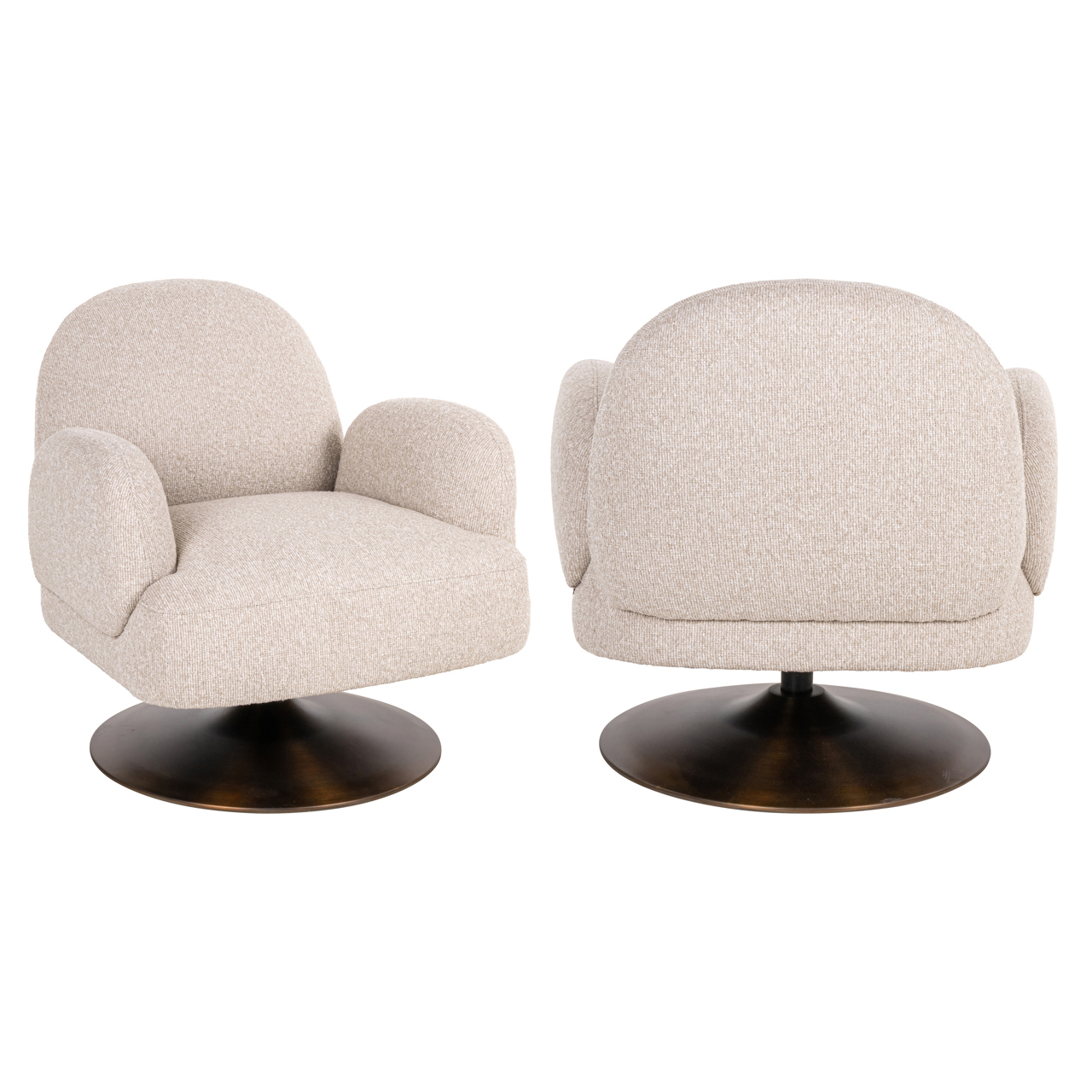 Lounge Stuhl Kagney biscotti swivel