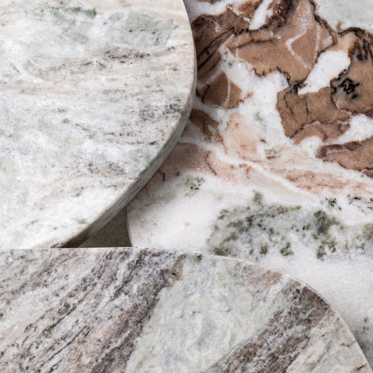 Couchtisch Camino Blush beige (Set of 3)