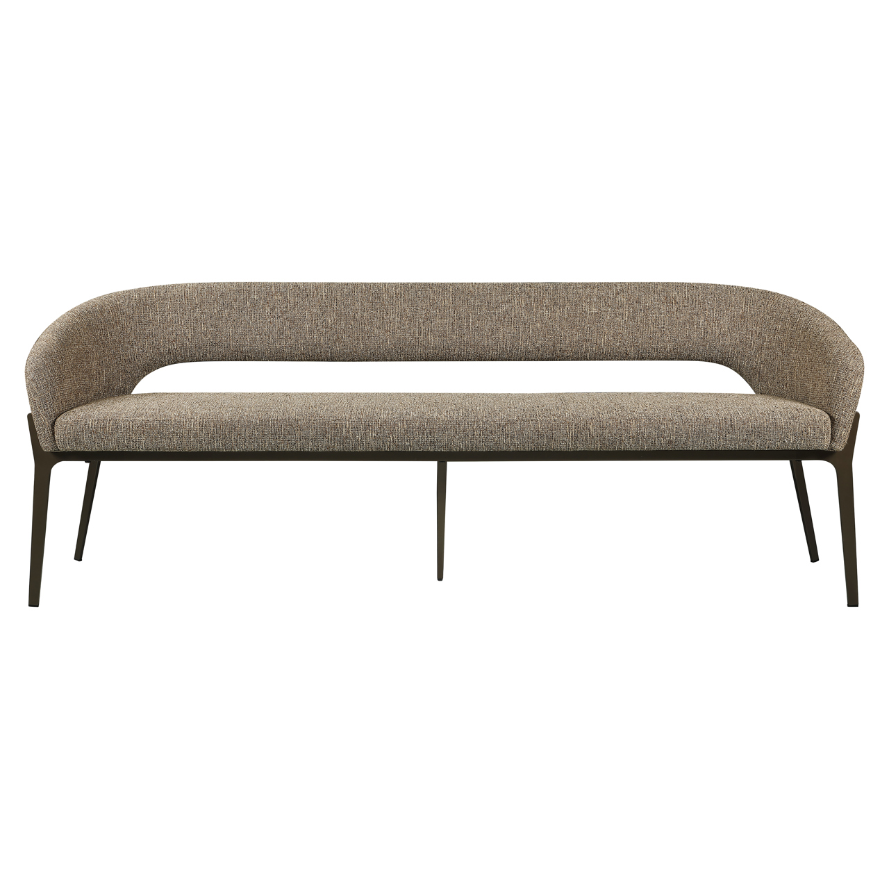 Sitzbank Kenzi brown tweed