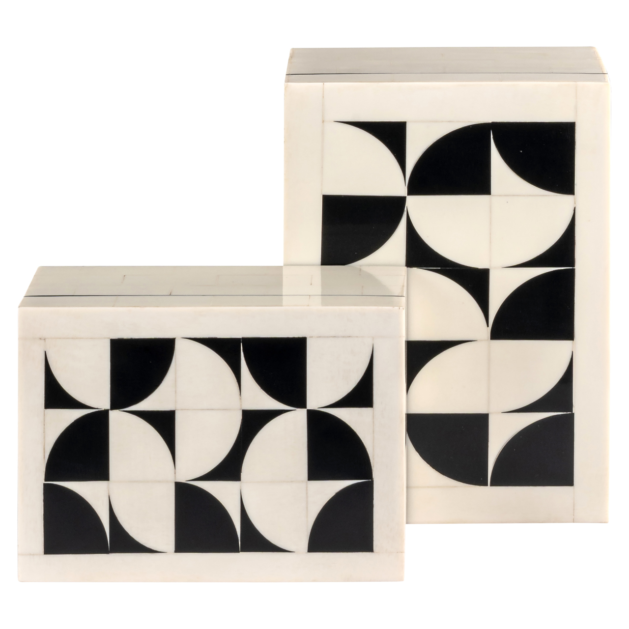 Aufbewahrungsbox Flake white (Set of 2)