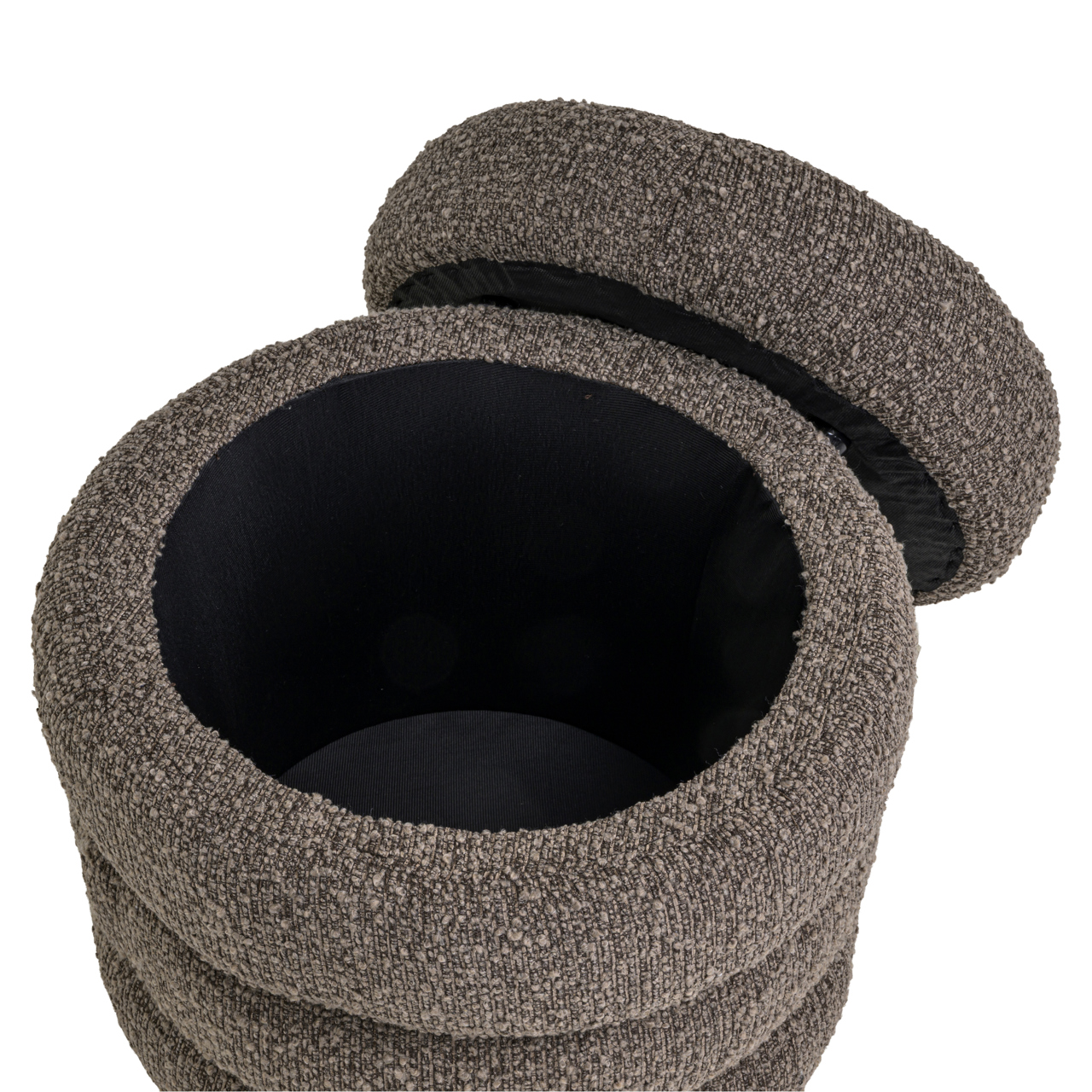 Hocker & Fußbank Adele brown chunky