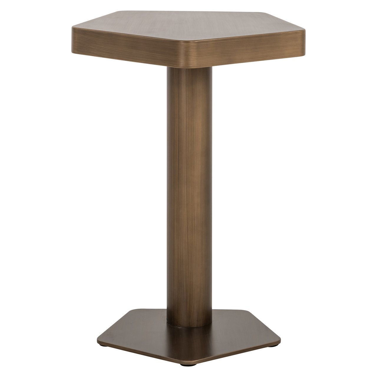 Beistelltisch Hexa brushed gold Beistelltisch Hexa brushed gold