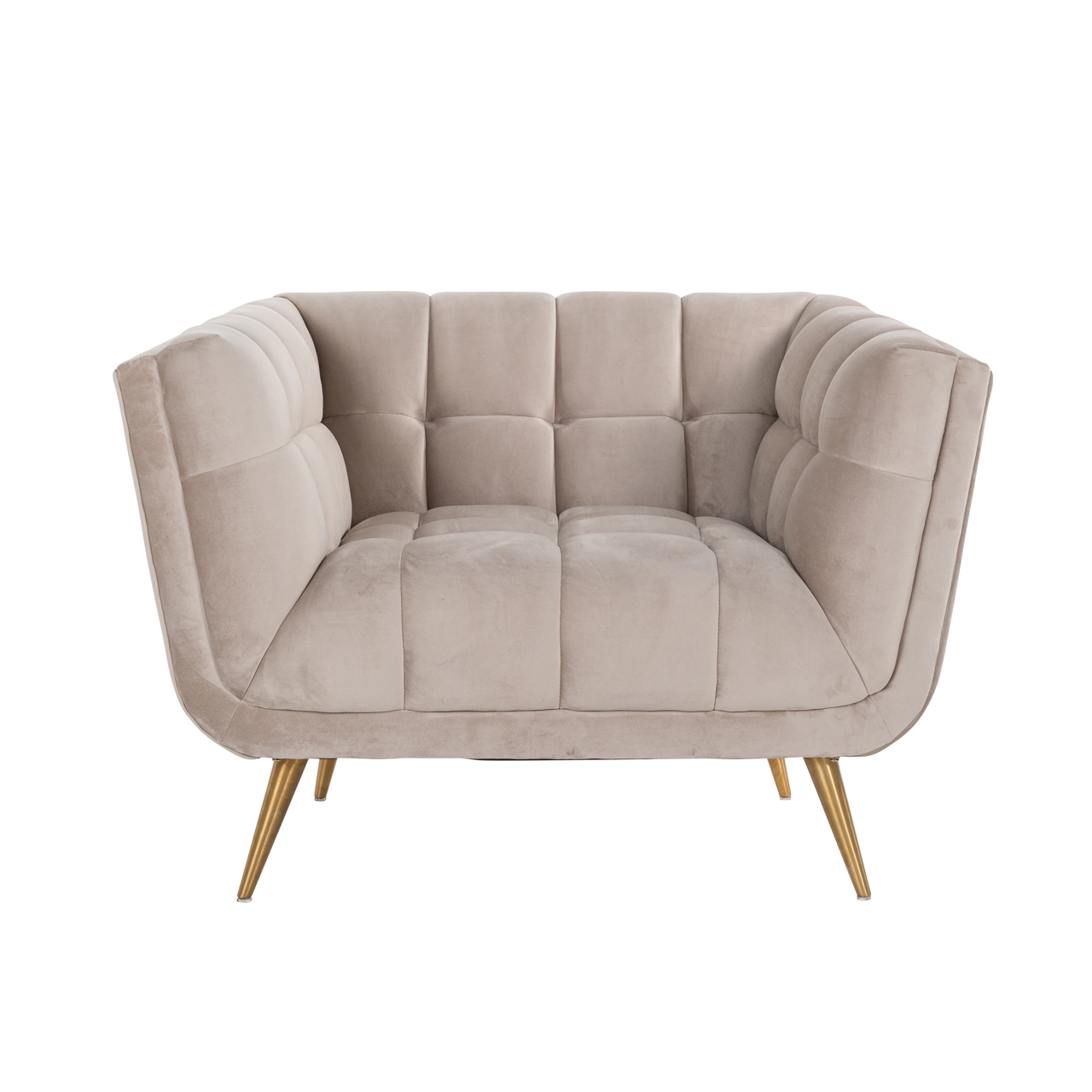 Lounge Stuhl Huxley khaki velvet