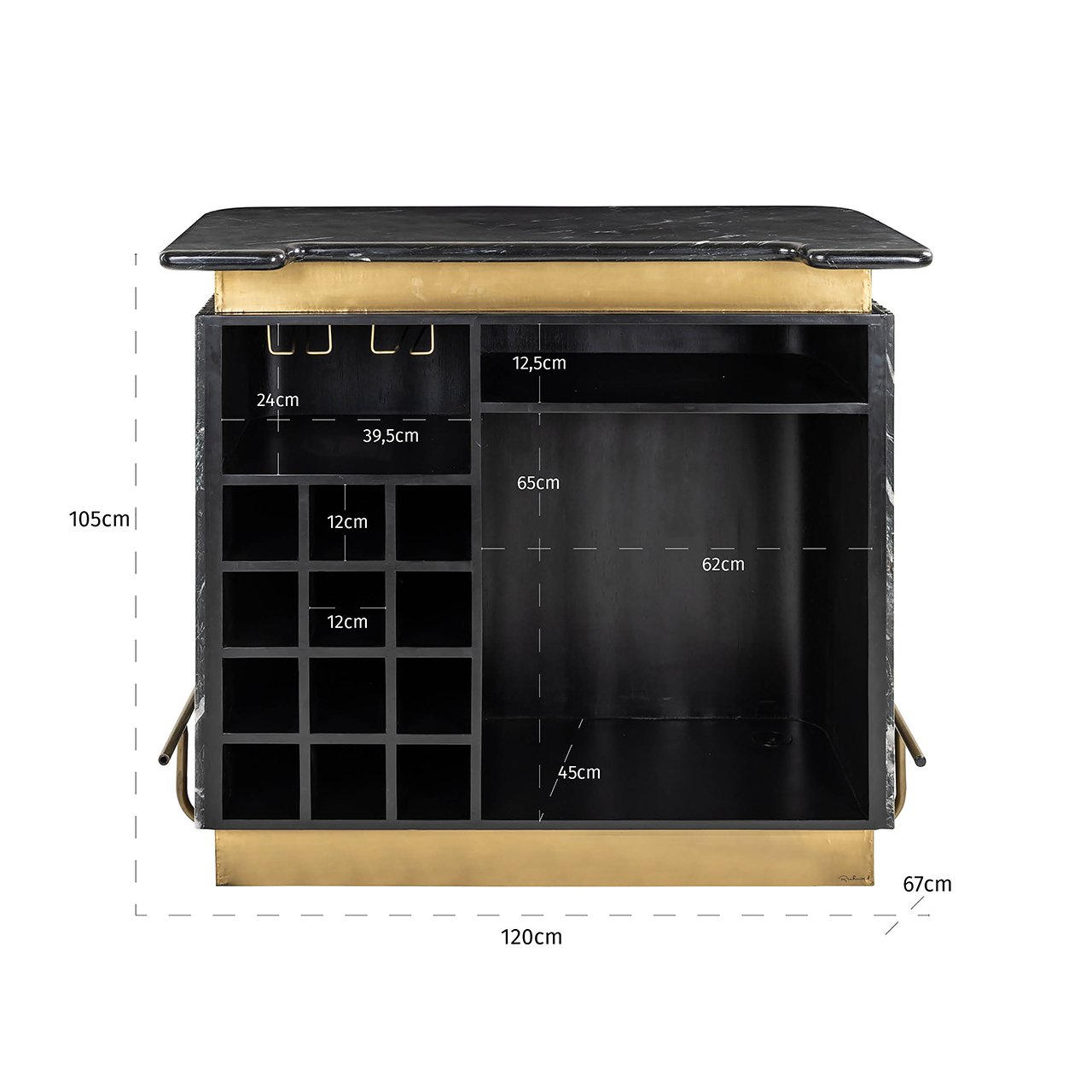 Bar Bombay (Black/gold) Bar Bombay (Black/gold)