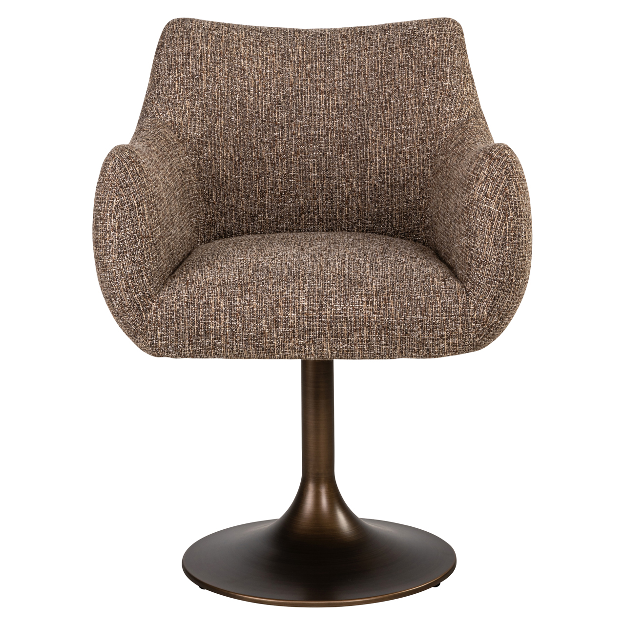 Esszimmerstuhl Aldo brown tweed swivel