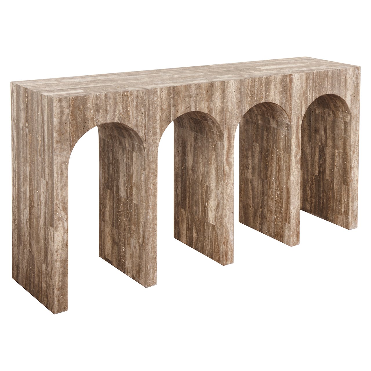 Ablagetisch La Rague naturgrau Travertin (Grey)