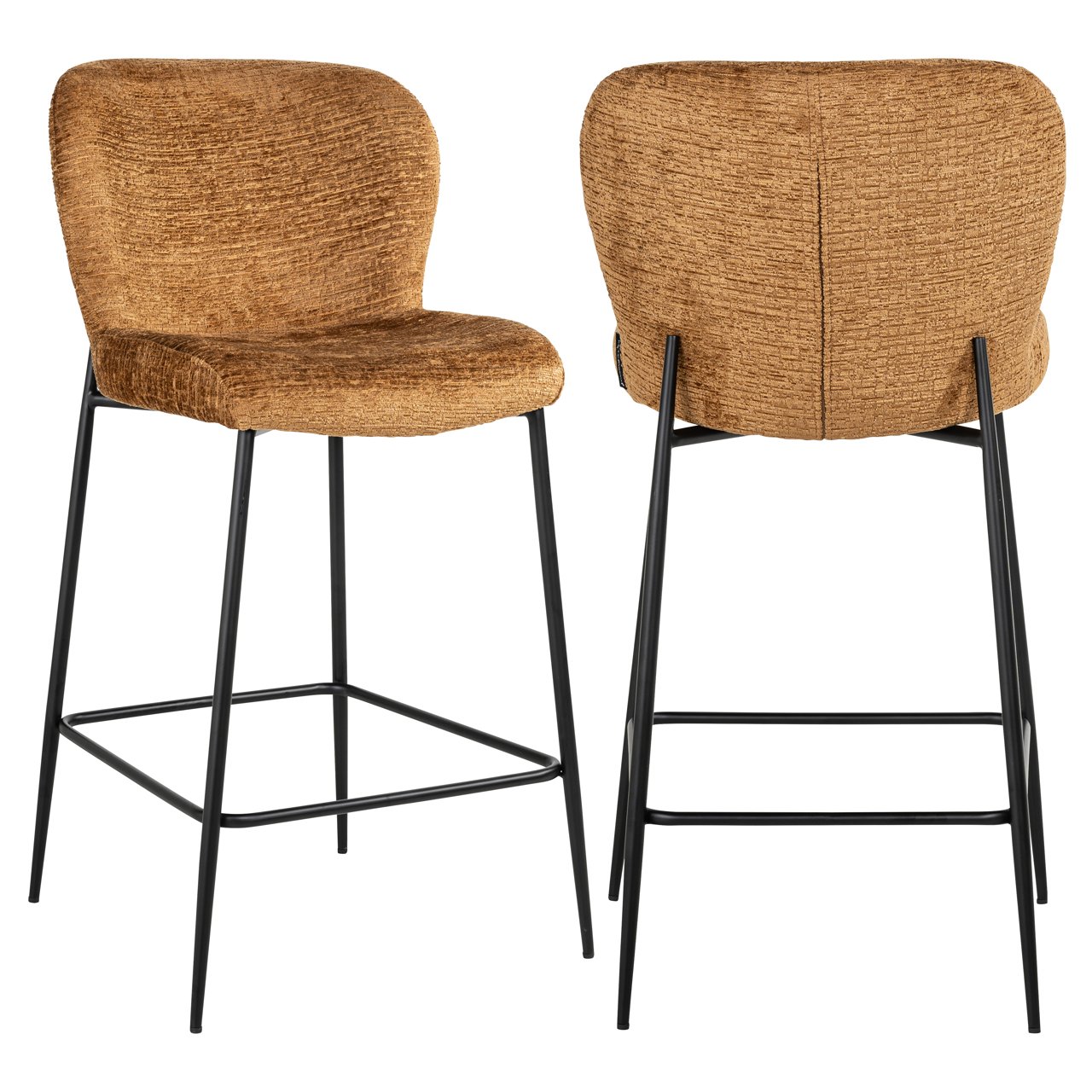 Thekenstuhl Darby cognac fusion