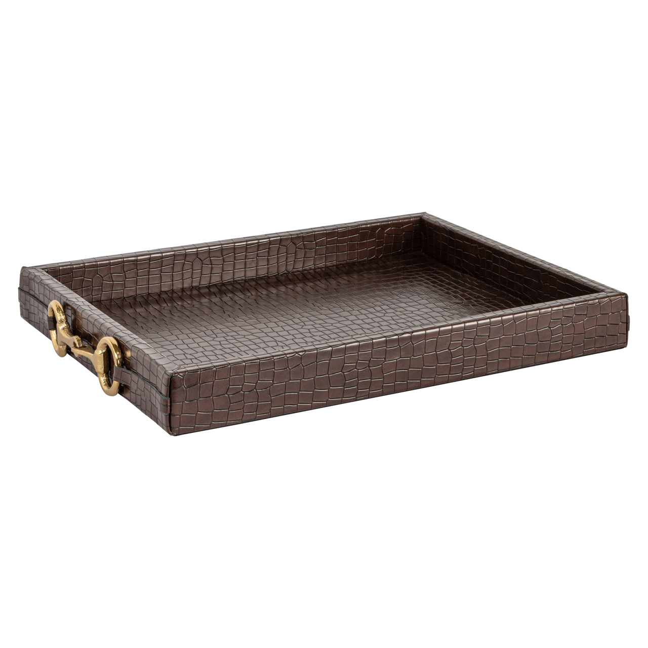 Tablett Banks dark brown