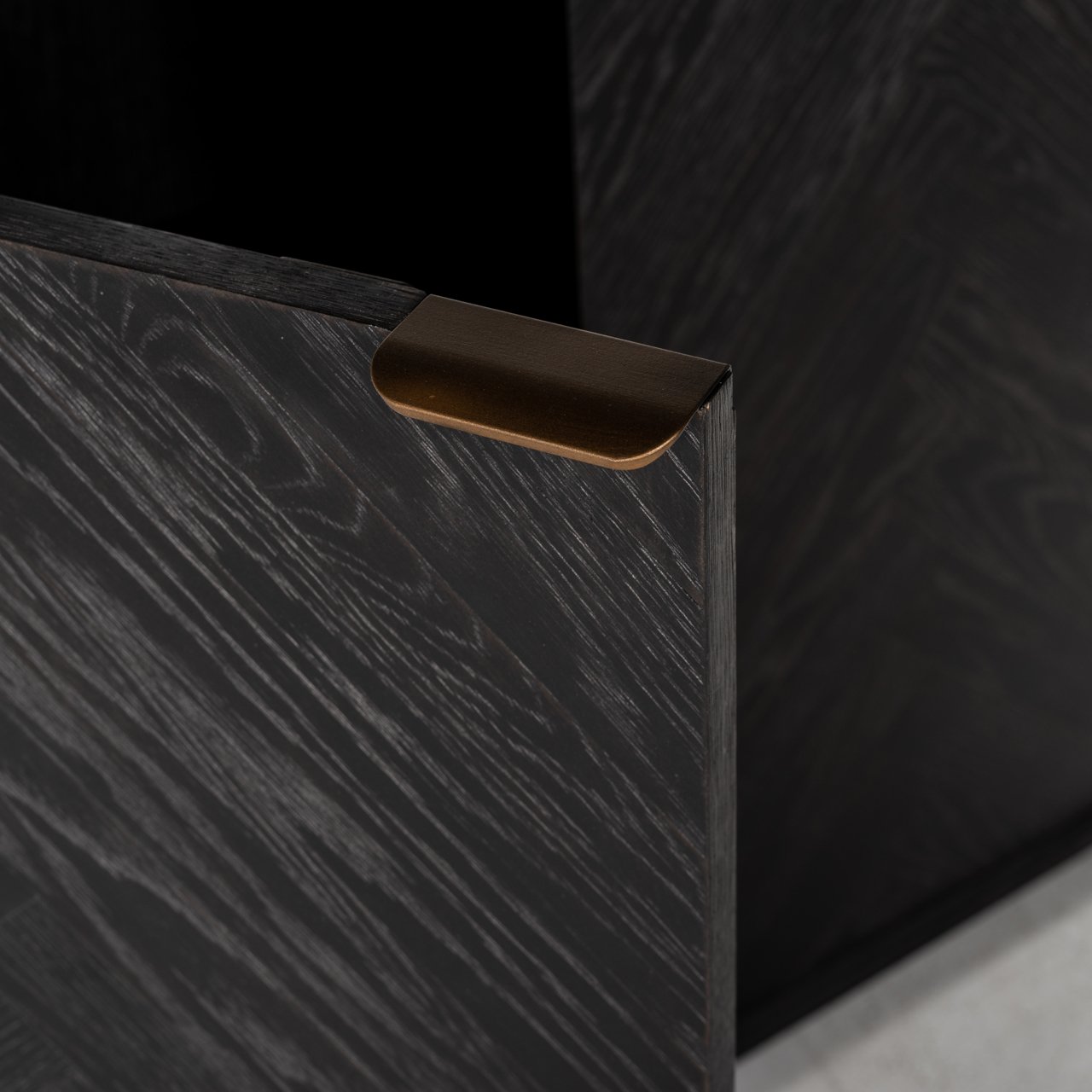 Vitrine Blackbone Brass black rustic 