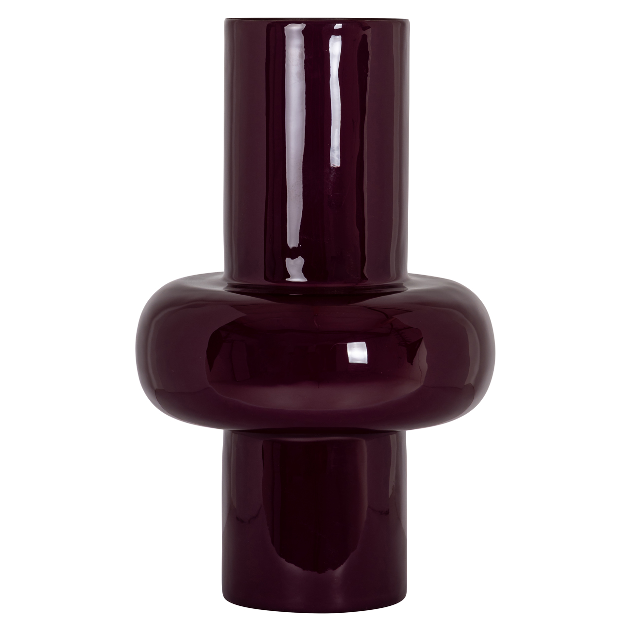 Vase Ashlyn burgundy large