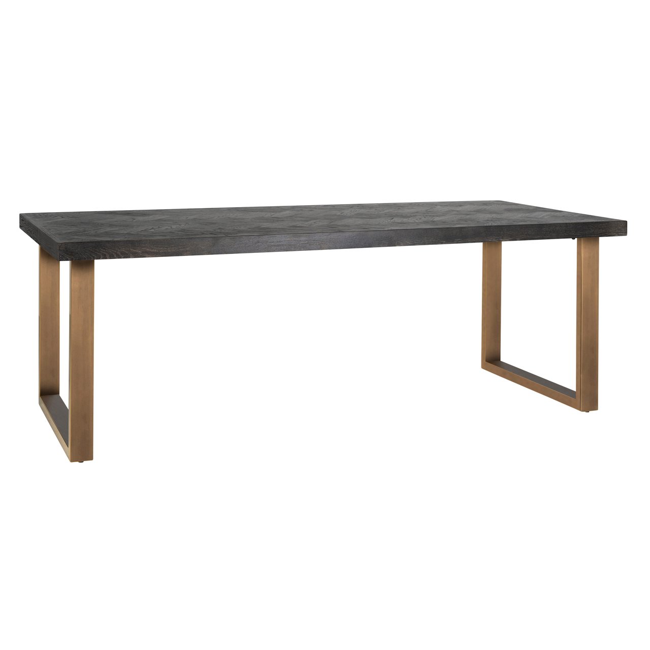 Esstisch Blackbone Brass black rustic 220
