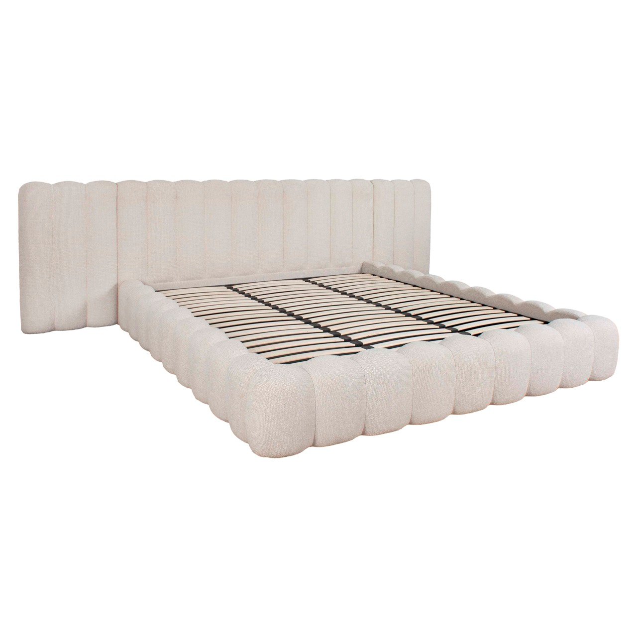Bett Cupidon cream fancy 180x210 with storage