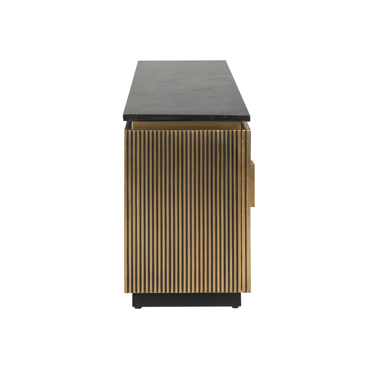 TV-Schrank Ironville gold 4-doors