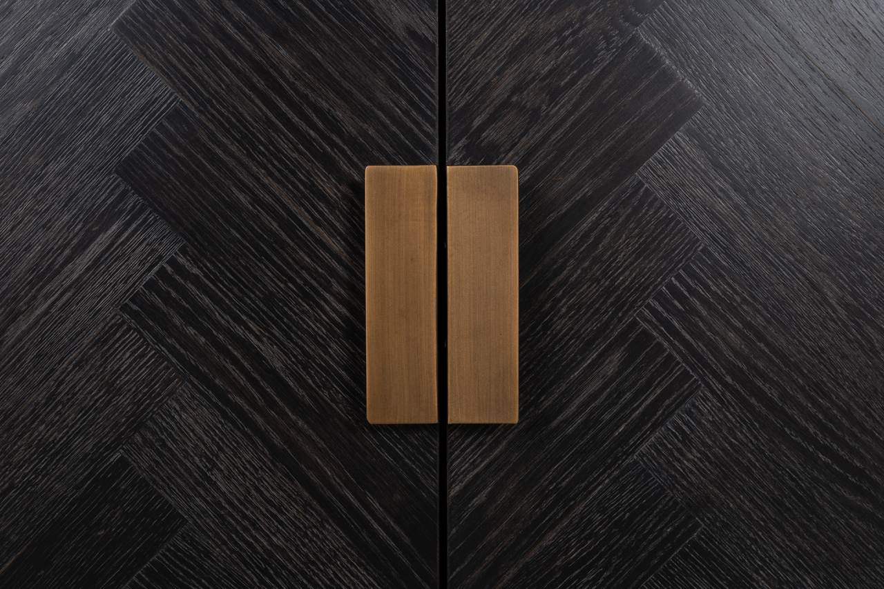 TV-Schrank Blackbone Brass black rustic 200