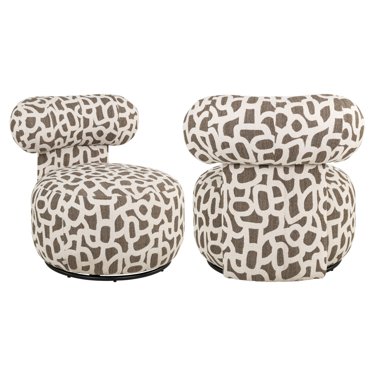 Lounge Stuhl Kaya weave brown