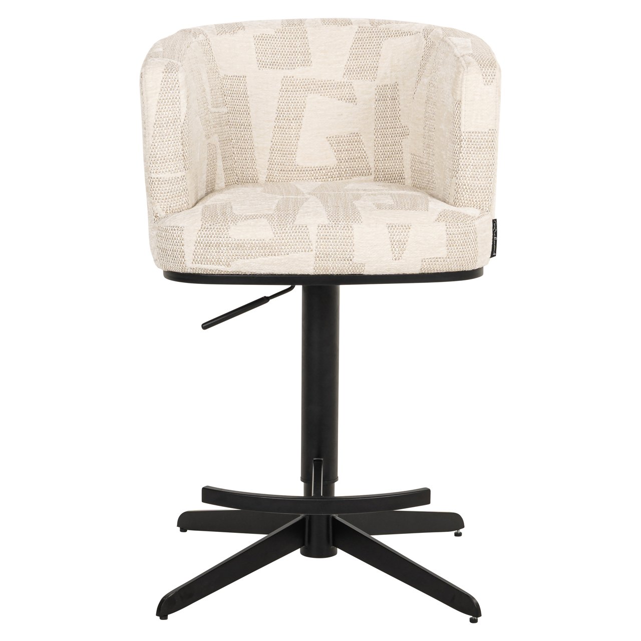 Barhocker Cheyenne beige graffic swivel Barhocker Cheyenne beige graffic swivel