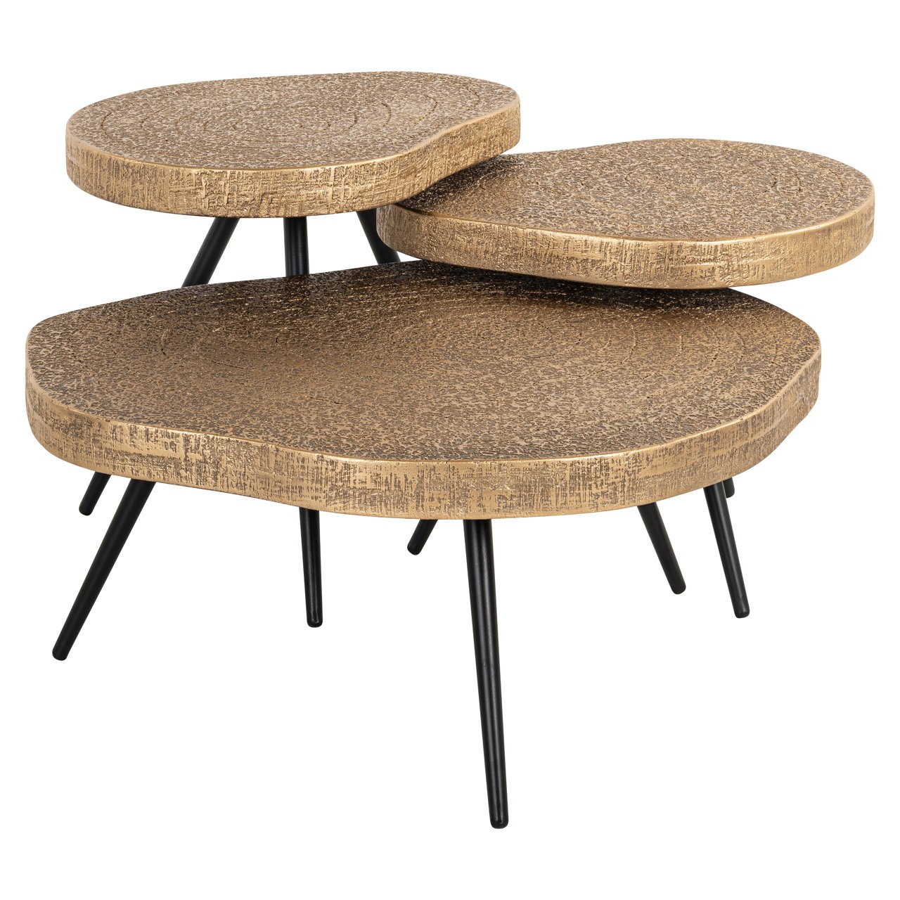 Couchtisch Symba bronze (Set of 3)