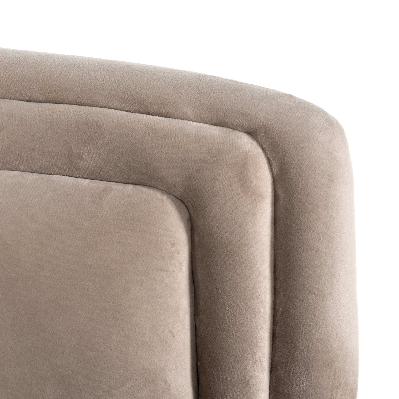Lounge Stuhl Hazel khaki velvet fire retardant Lounge Stuhl Hazel khaki velvet fire retardant