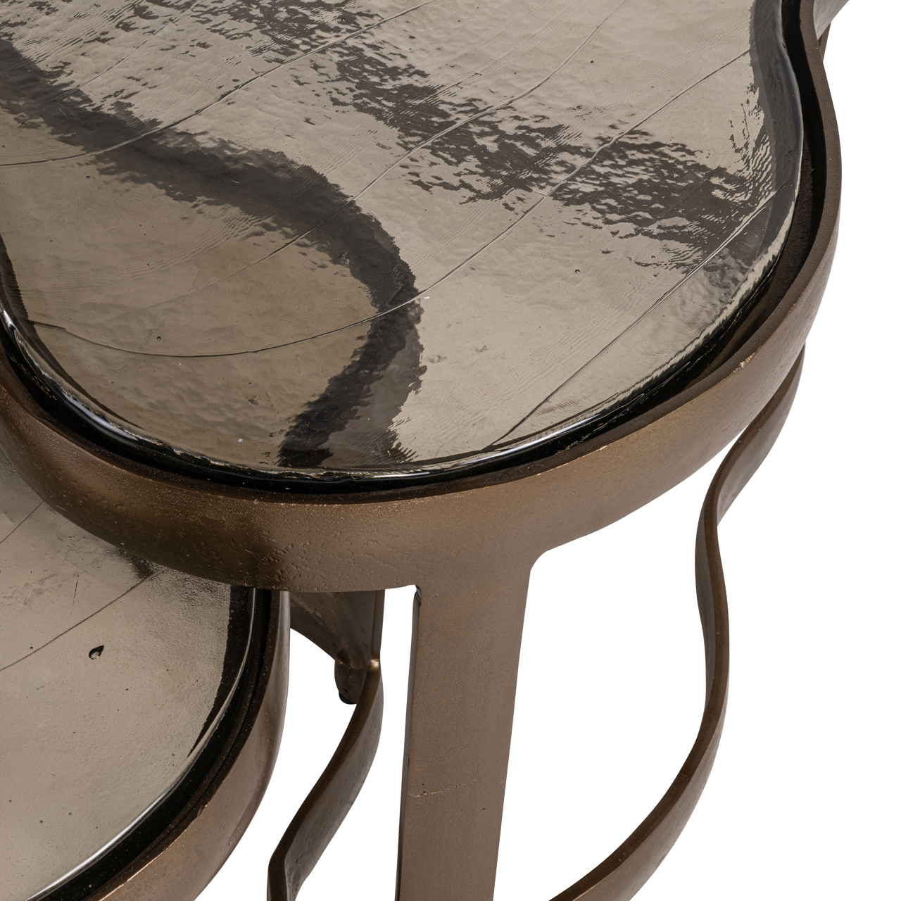 Couchtisch Fairfield brass antique (Set of 2)