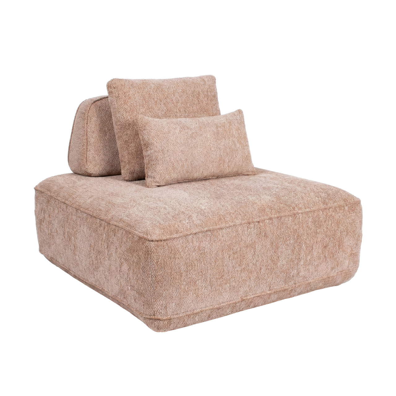 Sofa Tudor mocca boldweave 1-seater movable backrest