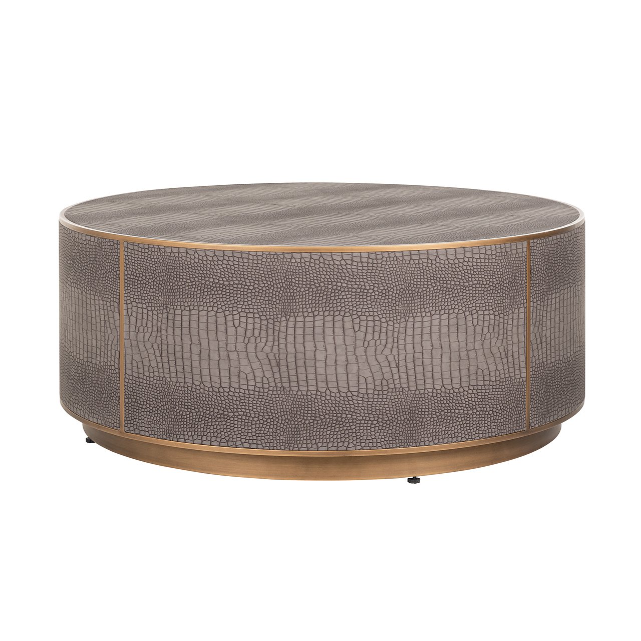 Couchtisch Classio 100Ø  (Brushed Gold)