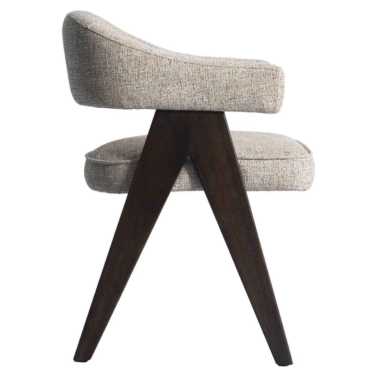 Esszimmerstuhl Mori cream tweed fire retardant