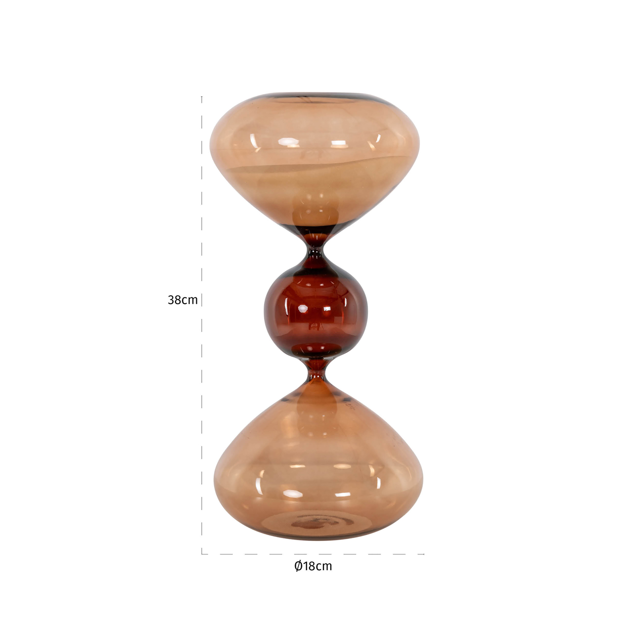 Dekoratives Objekt Elba brown large