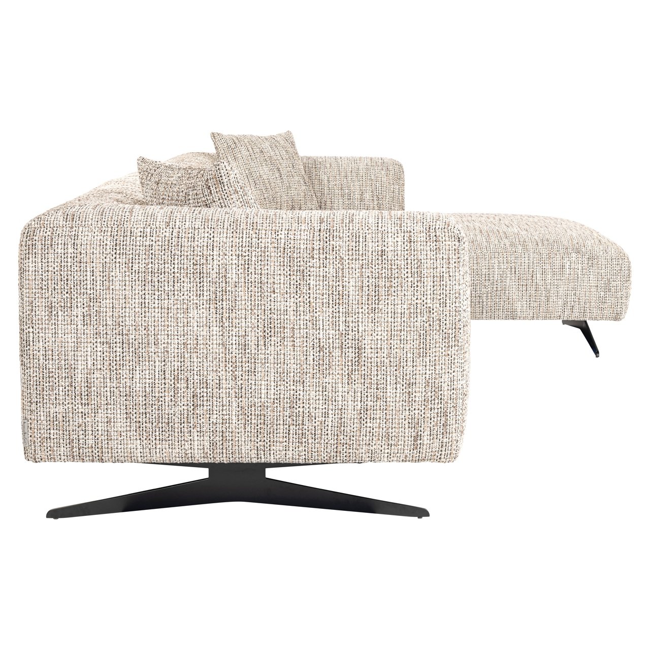 Sofa Hoxton trendy nature 3-seater + lounge right