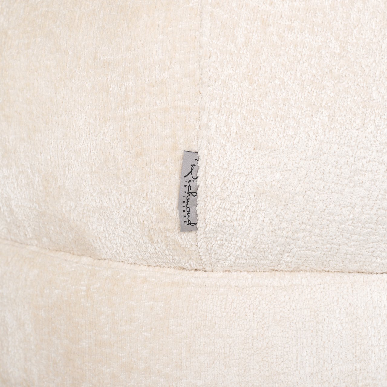 Lounge Stuhl Venus white chenille