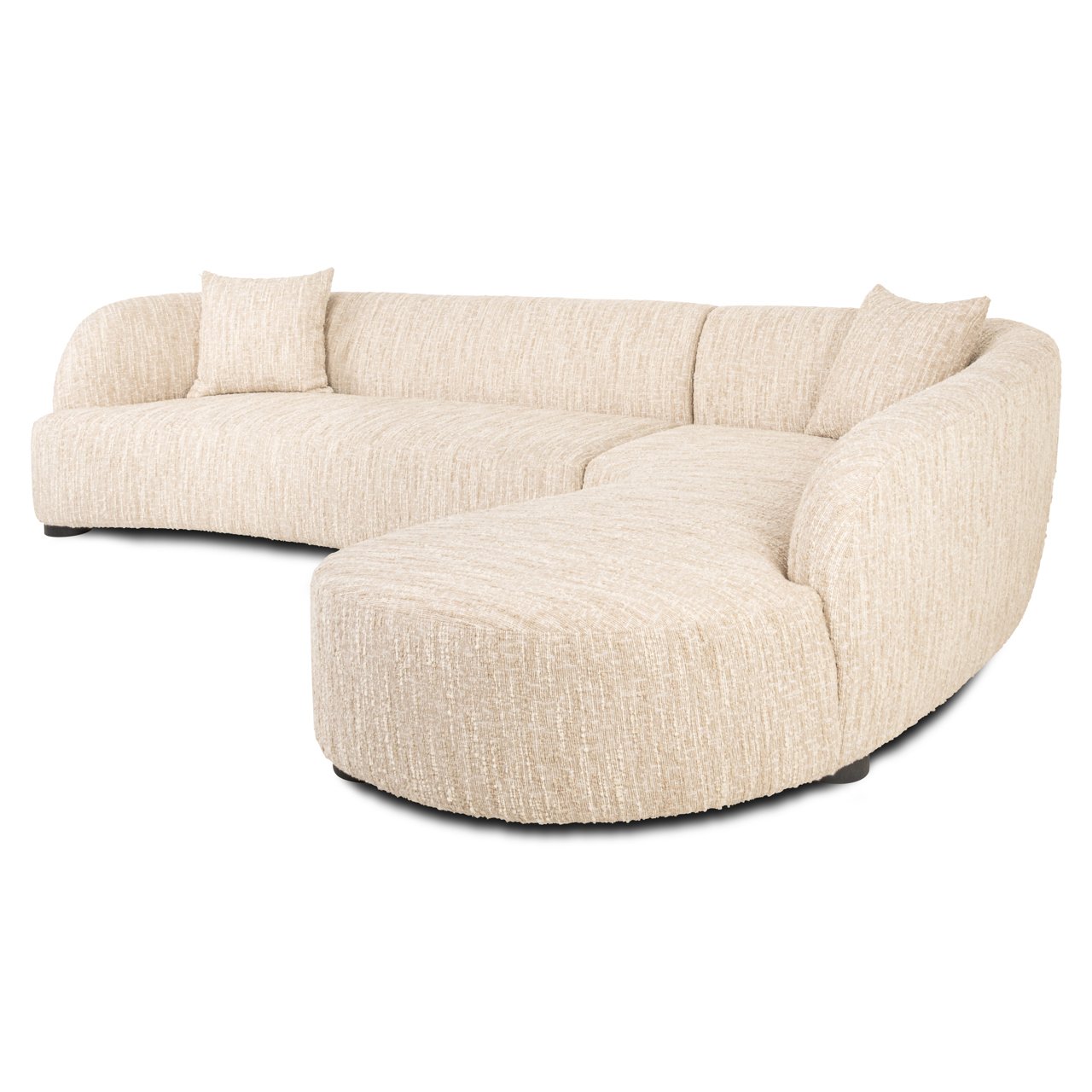 Sofa Pandora beige angora lounge right Sofa Pandora beige angora lounge right