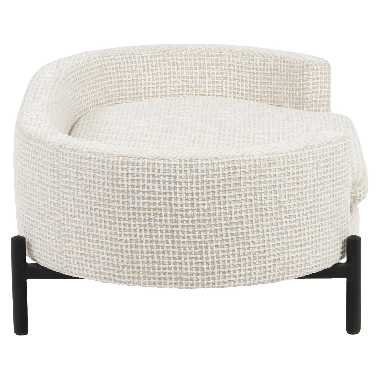 Hundebett Dolly beige blockweave