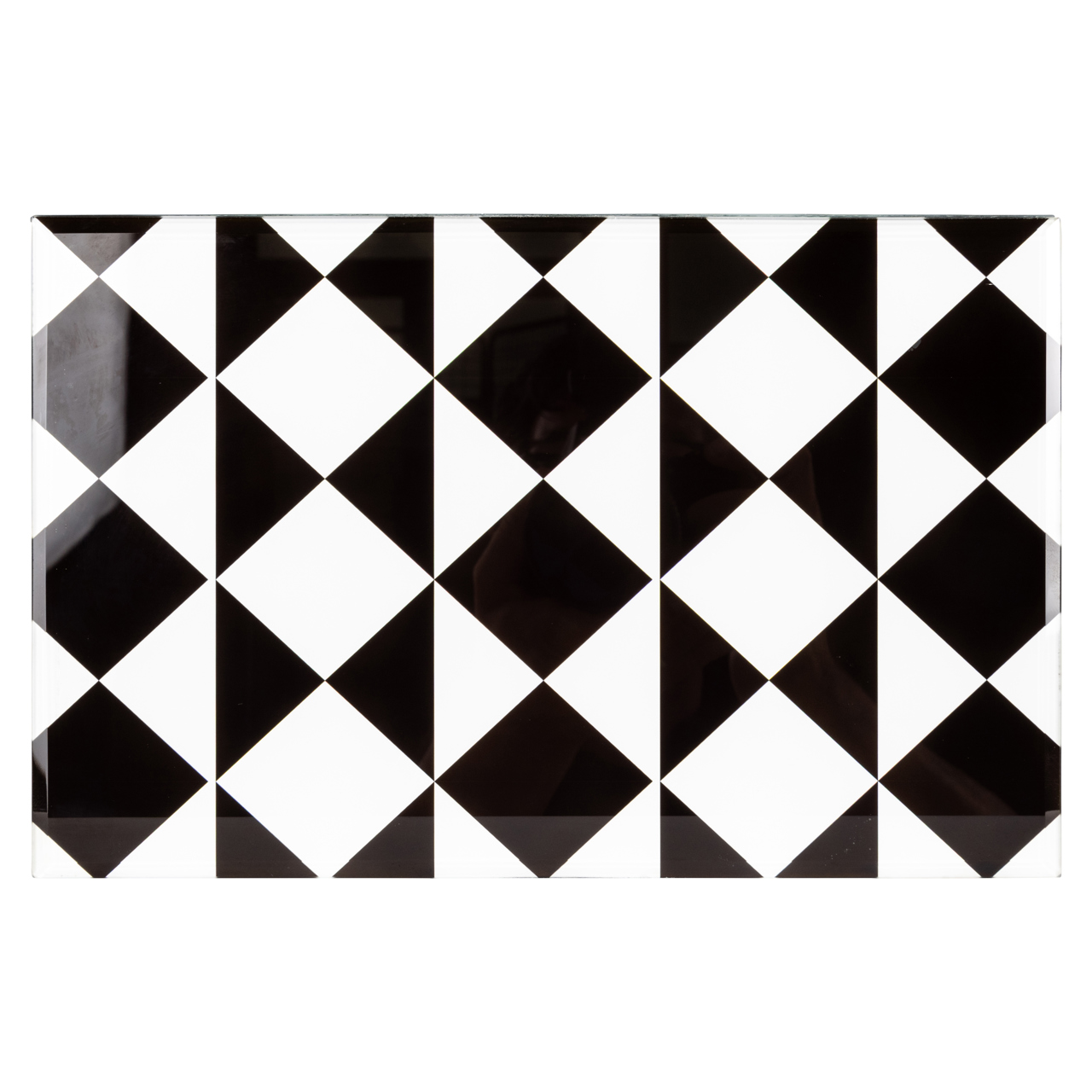 Aufbewahrungsbox Silas black/white large