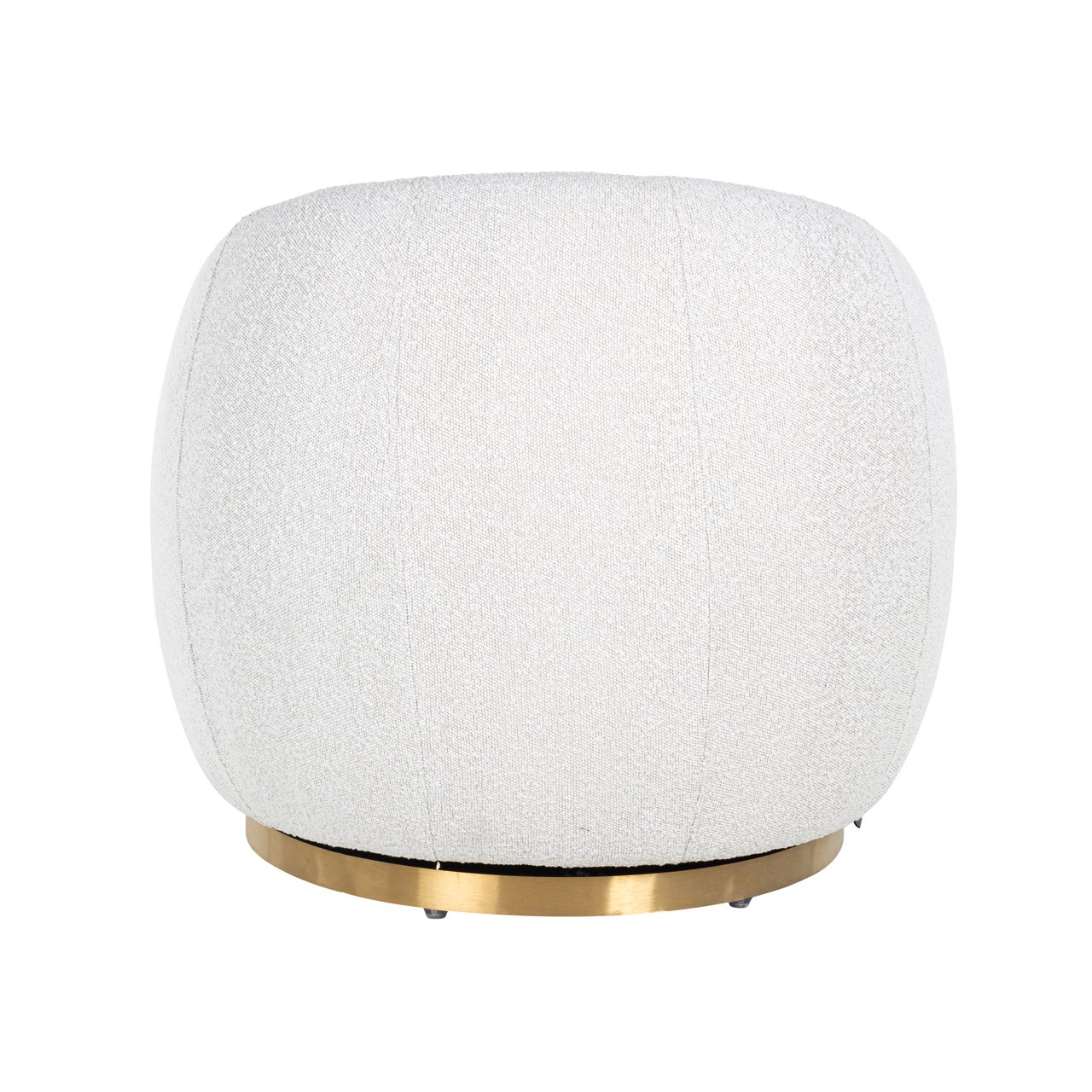 Lounge Stuhl Jago white bouclé swivel Lounge Stuhl Jago white bouclé swivel