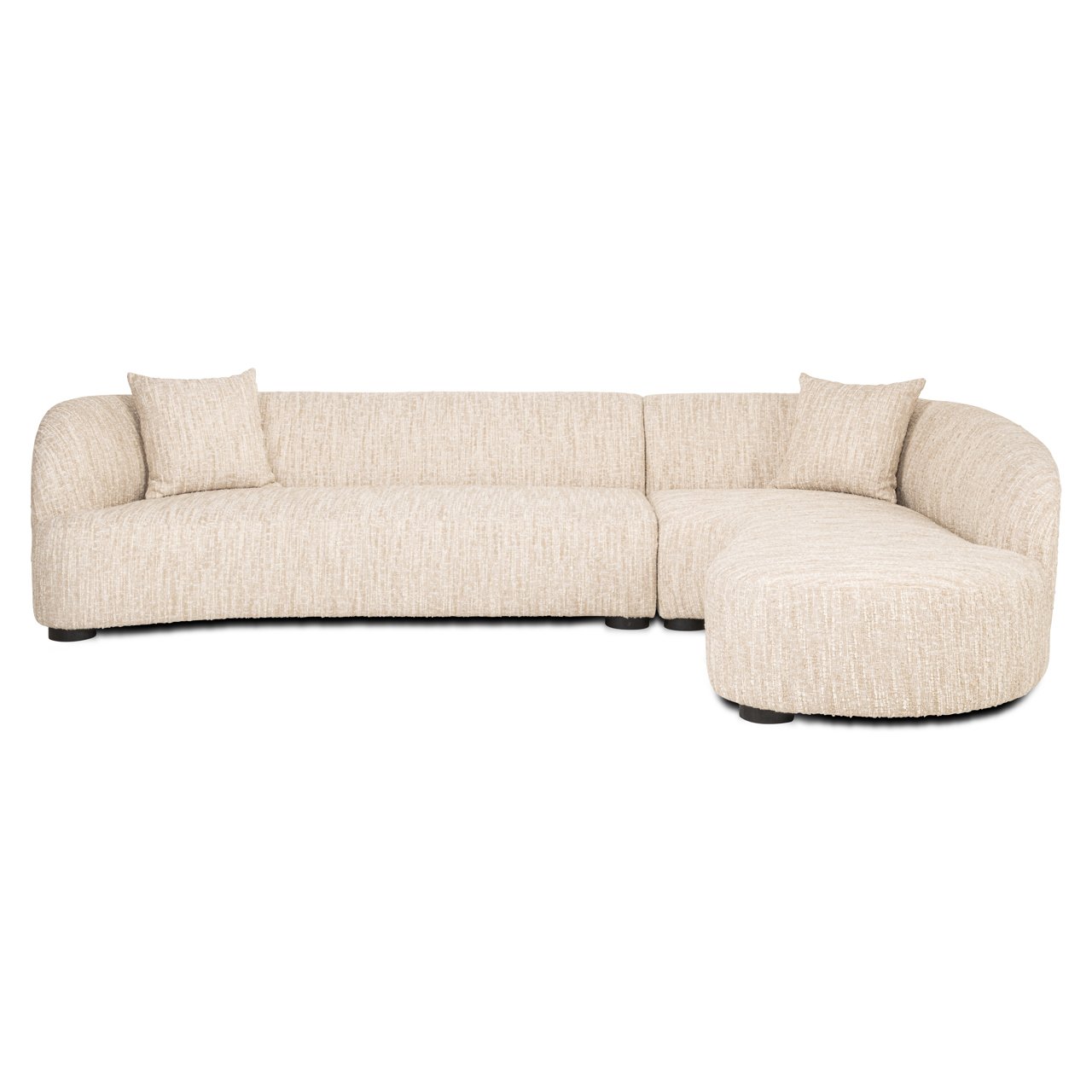 Sofa Pandora beige angora lounge right Sofa Pandora beige angora lounge right