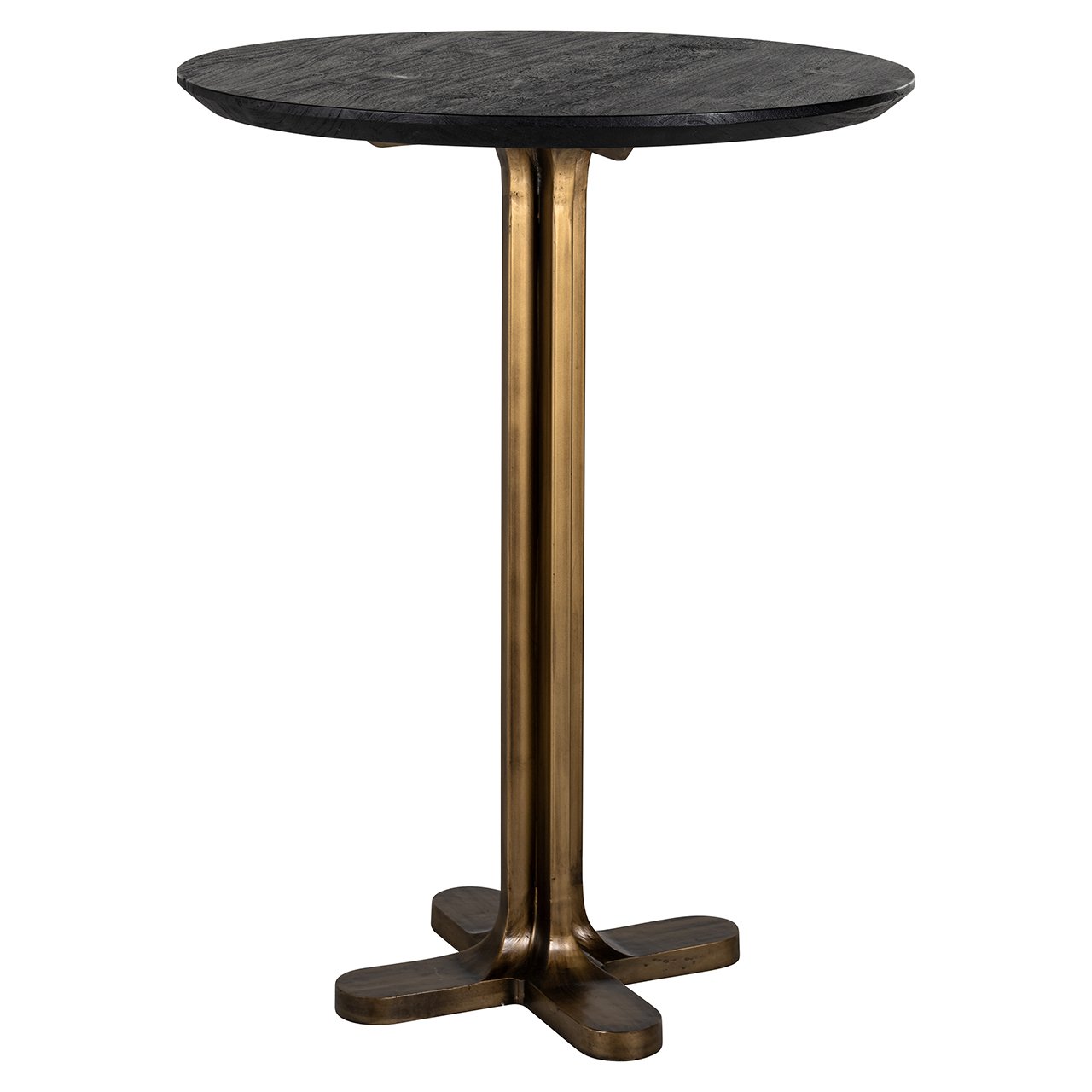 Bar Tisch Revelin 80 rund (Black/gold)
