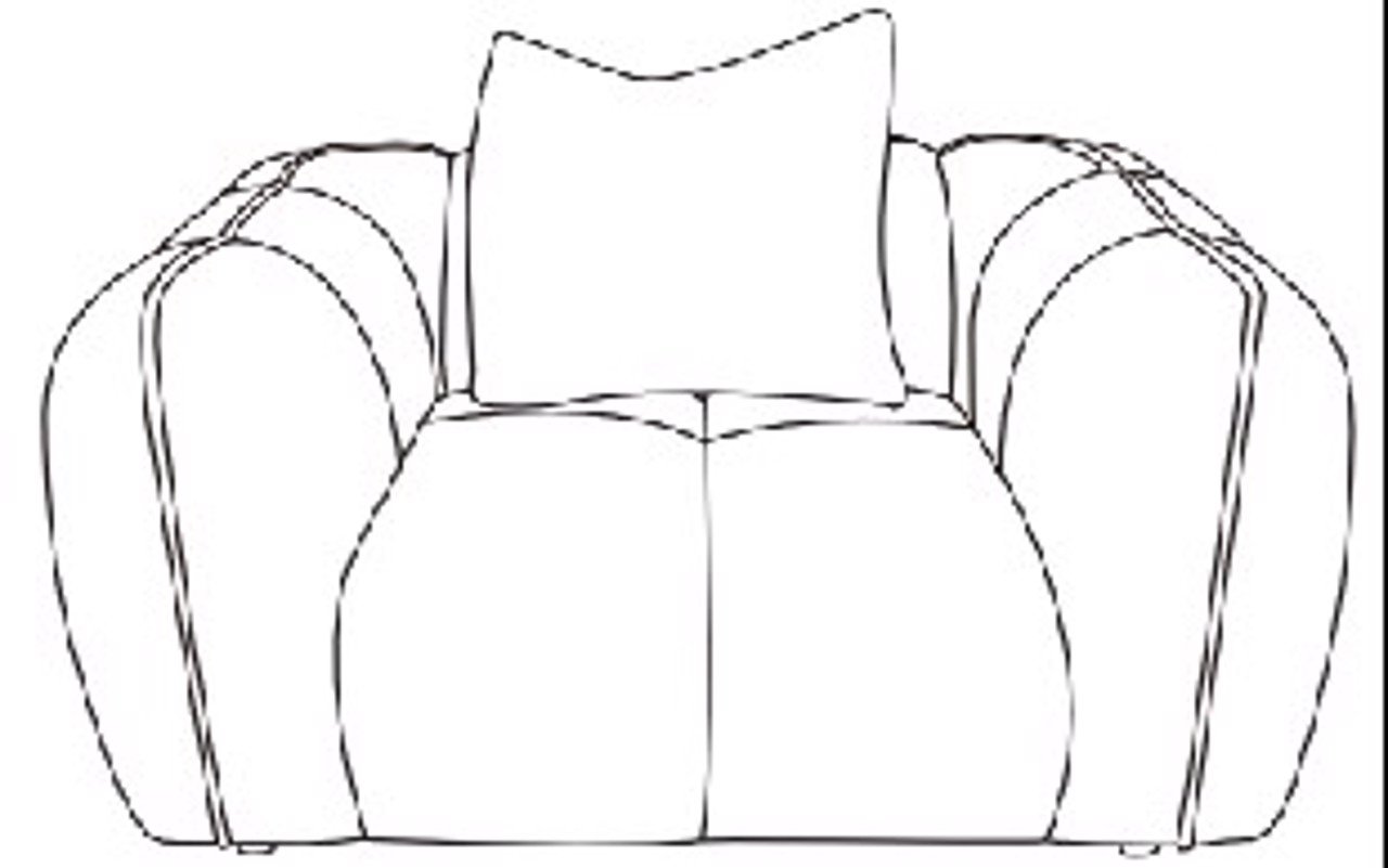 Lounge Stuhl Jezebel cream fancy