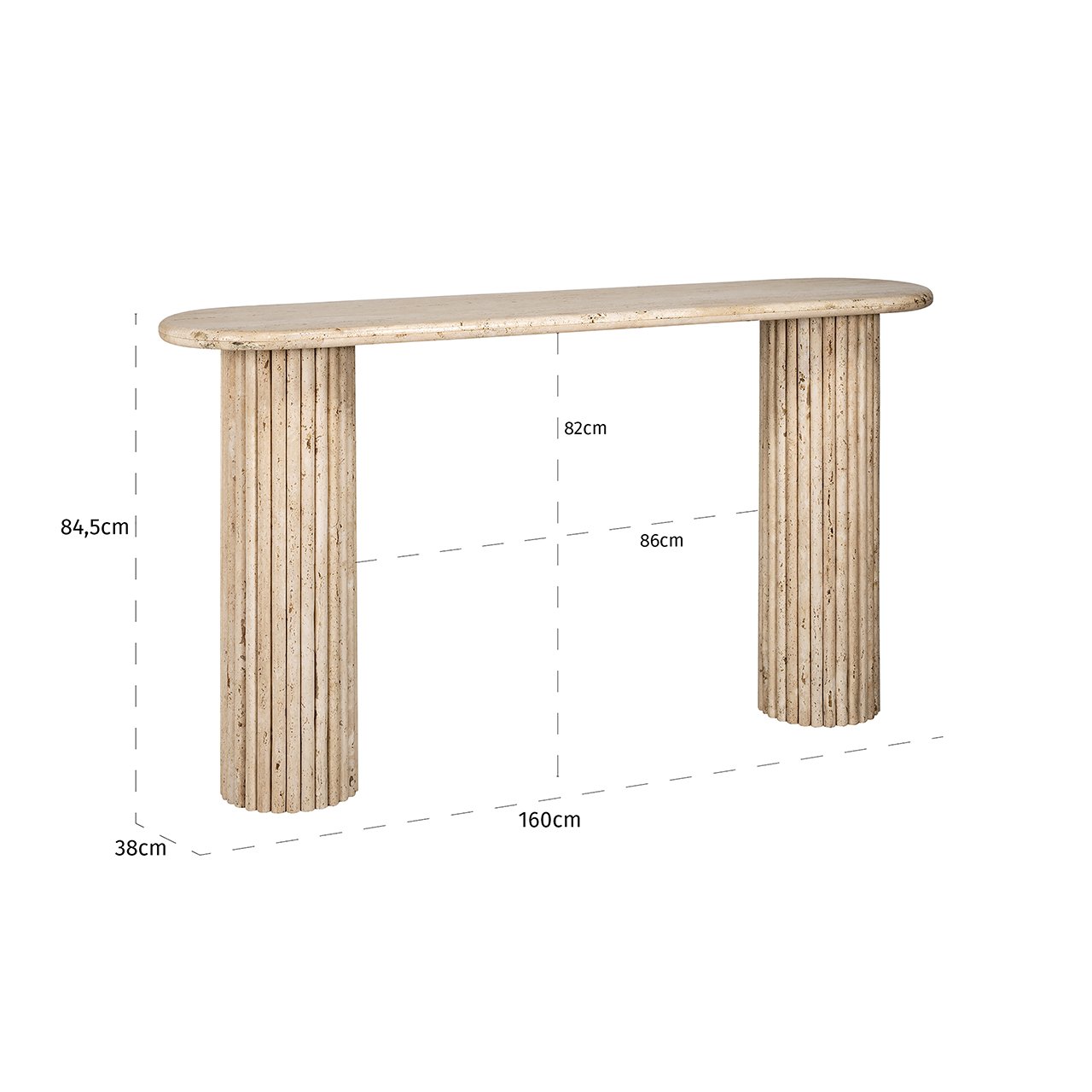 Konsolentisch La Cantera oval