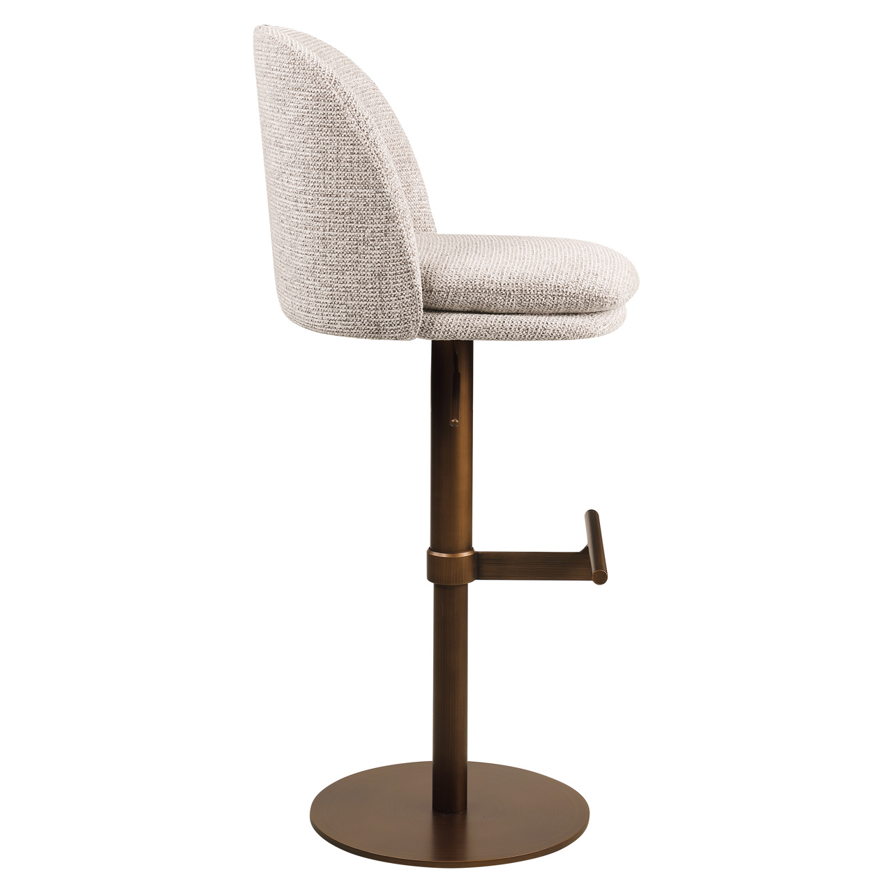 Barhocker Vesper mocca fancy swivel