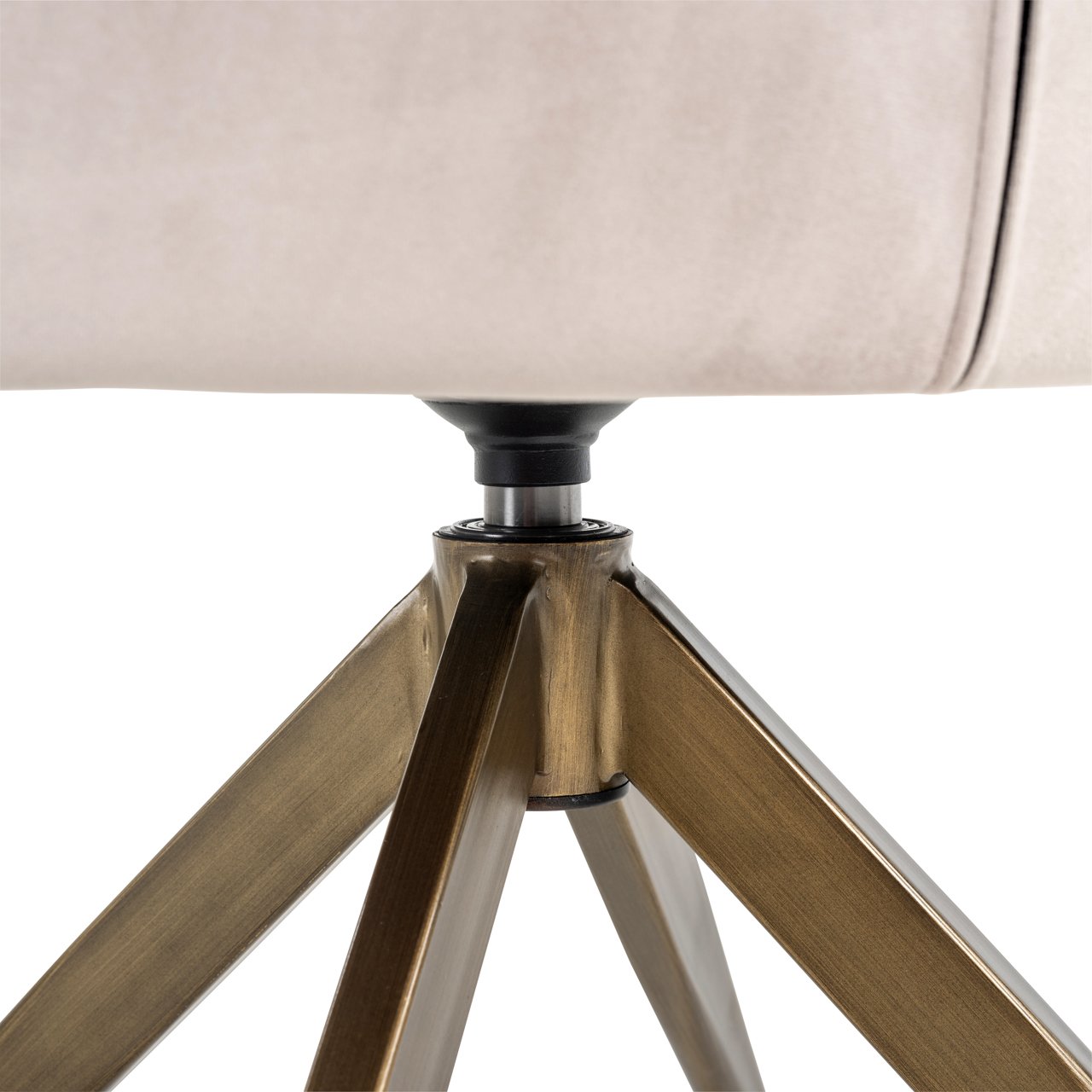 Esszimmerstuhl Aline khaki velvet swivel fire retardant Esszimmerstuhl Aline khaki velvet swivel fire retardant