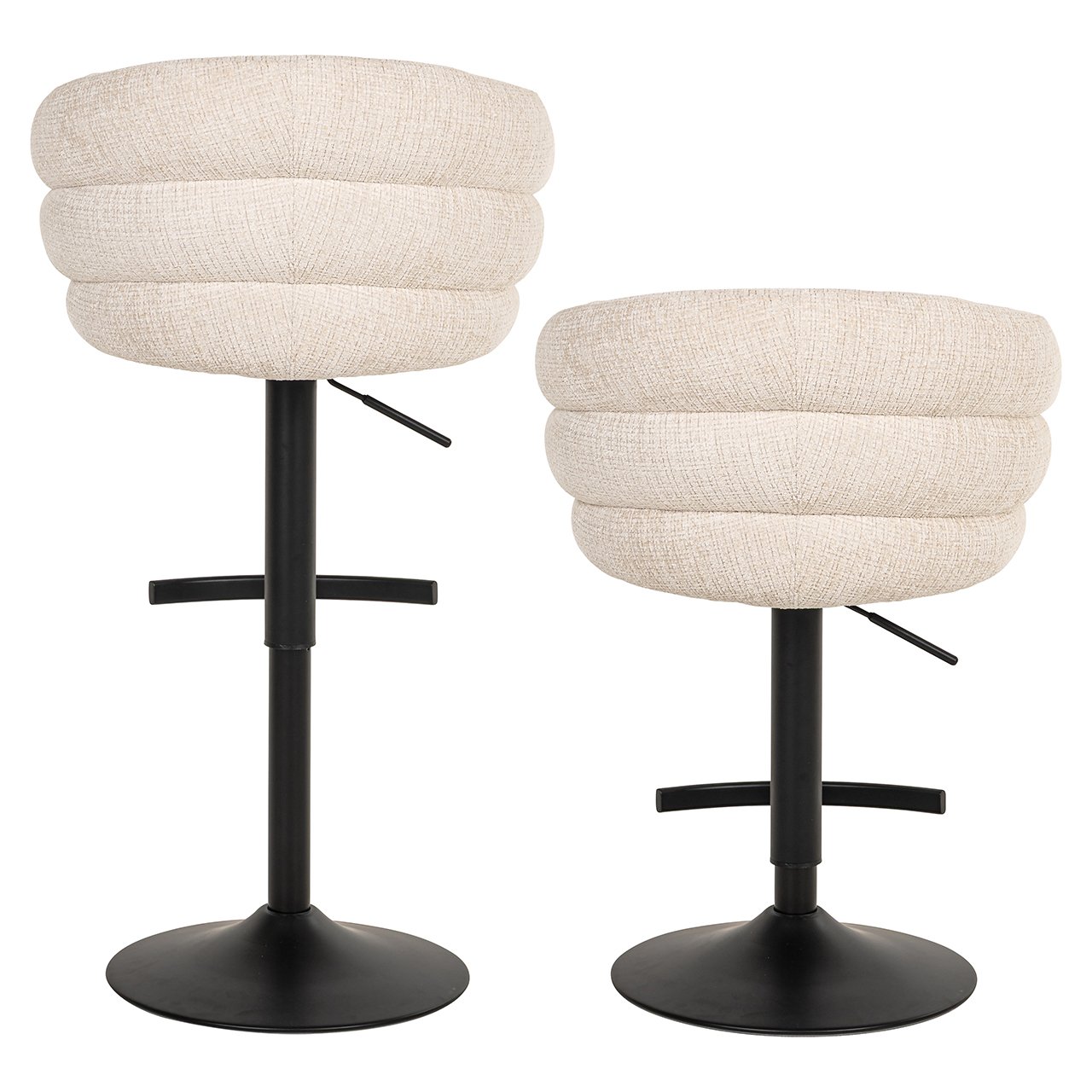 Barhocker Nikki niagara beige swivel fire retardant Barhocker Nikki niagara beige swivel fire retardant