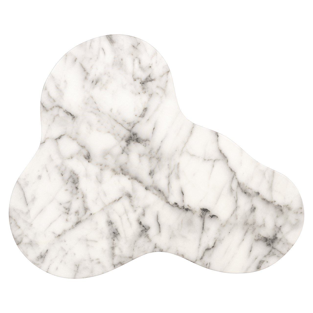 Beistelltisch Rockyard Kunstmarmor Weiß Indoor/Outdoor (White)